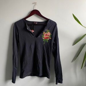 Black Harley Davidson long sleeve tee. Bahamas edition. New - never worn.